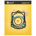 Niche Big Bore Top End Gasket Kit For Kawasaki Bayou Prairie Lakota 300 11060-1652 11004-1340 92055-112 77 5mm