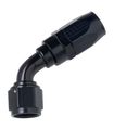 Fragola 2000 Series Pro-flow 45 Degree Bent Tube Hose End -16 An Black 