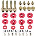 Dewhel B-series B16 B17 B18 Vtec Low-profile Slim Valve Cover Hardware Washer Bolt Color Red 