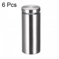Uxcell 1 Dia X 2-1 2 25x62mm Standoff Screws Wall Mount Sign Holders Acrylic Glass Nails 6pcs