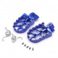 Hkvs 3 Color Motorcycle Footpegs Cnc Footrest Foot Pegs Pedals Crankset Colors For Yamaha 65 85 125 250 426 450f Fx Wr Yz Dirt 