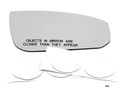 Fits 05-08 Maxima Right Pass Convex Mirror Glass Lens W Adhesive Usa Direct Fit Over Option For Models With Power Folding 