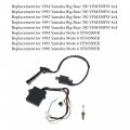 Waltyotur Motorcycle Ignition Coil Spark Plug Ignitor Cdi Box 3kj-82310-10-00 Replacement For Yamaha Big Bear 350 Yfm350fw 4x4