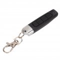 Qiilu Garage Door Opener Remote 433 92mhz Cloning Key With Keychain Learn Button For Car Overhead Gate Led Light 