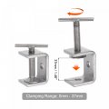 Uxcell Stainless Steel C-clamp 40mm Wide Jaw Opening With T-bar Handle For Woodworking Welding Building 2 Pcs