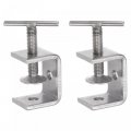 Uxcell Stainless Steel C-clamp 40mm Wide Jaw Opening With T-bar Handle For Woodworking Welding Building 2 Pcs