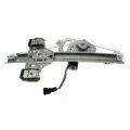 Window Motor And Regulator Rear Passenger Side For Hummer H3 2006 2010 2 Pin Power Replacement Hu1351100 25964206 
