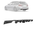 Jmtaat Rear Bumper Diffuser For 2012-2018 Bmw 3 Series F30 F31 320i 328i 330i 335i 340i 340li Xdrive With M Sport Lower Lip 