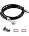 55 Inch Stainless Steel Clutch Line Fit For Honda Civic 1992-2000 Del Sol B D Series Motors 1993-1997 Acura Integra 1994-2001 