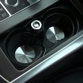 2 36 Inch Diameter Car Cup Holder Insert Coaster 304 Stainless Steel Oval Tough Mat Sticker-ons Cover Trim
