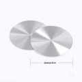 2 36 Inch Diameter Car Cup Holder Insert Coaster 304 Stainless Steel Oval Tough Mat Sticker-ons Cover Trim