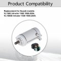 Waltyotur Starter With Relay Solenoid Replacement For Suzuki Vl1500 Vl1500b Intruder 1500 1998-2004