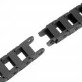 Uxcell Drag Chain Cable Carrier Closed Type With End Connectors R18 10x15mm 1 5 Meter Plastic For Electrical Cnc Router Machine