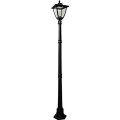 Nature Power 74-inch Bayport Solar Charged Lamp Post With Super Bright Natural White Leds 