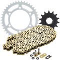 Niche Drive Sprocket Chain Combo For Kawasaki Ninja 400 Front 14 Rear 41 Tooth 520 X-ring 106 Links
