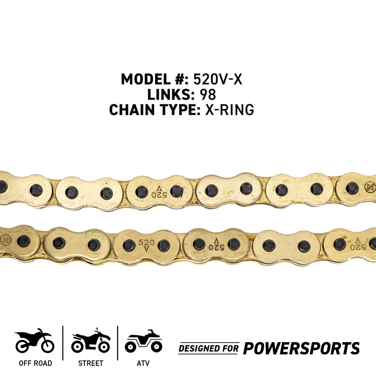 Niche Drive Sprocket Chain Combo For Kawasaki Ninja 400 Front 14 Rear 41 Tooth 520 X-ring 106 Links