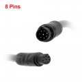 X Autohaux 8 Pin 6 5ft 2m Backup Camera Extension Cable Dash Cord Wires Car Rear View