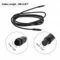 X Autohaux 8 Pin 6 5ft 2m Backup Camera Extension Cable Dash Cord Wires Car Rear View