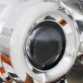 Halogen Model Factory Style Projector Headlight Lamps Compatible With Mazda 3 10-13 Passenger Right Side Chrome Housing Amber