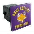 Knox College Prairie Fire Logo Tow Trailer Hitch Cover Plug Insert 2
