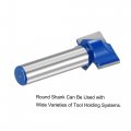 Uxcell 16mm Dia 8mm Shank Bottom Cleaning Router Bit 2 Flutes Carbide Tipped Cutter Uncoated For Woodworking