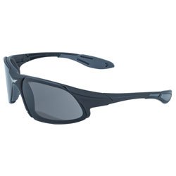 Code 8 Safety Glasses Smoke Lenses Black Frame 2 Pack Uv 400 Protection Ansi Z87 1 Rated Lightweight Rubber Pads Wrap Around