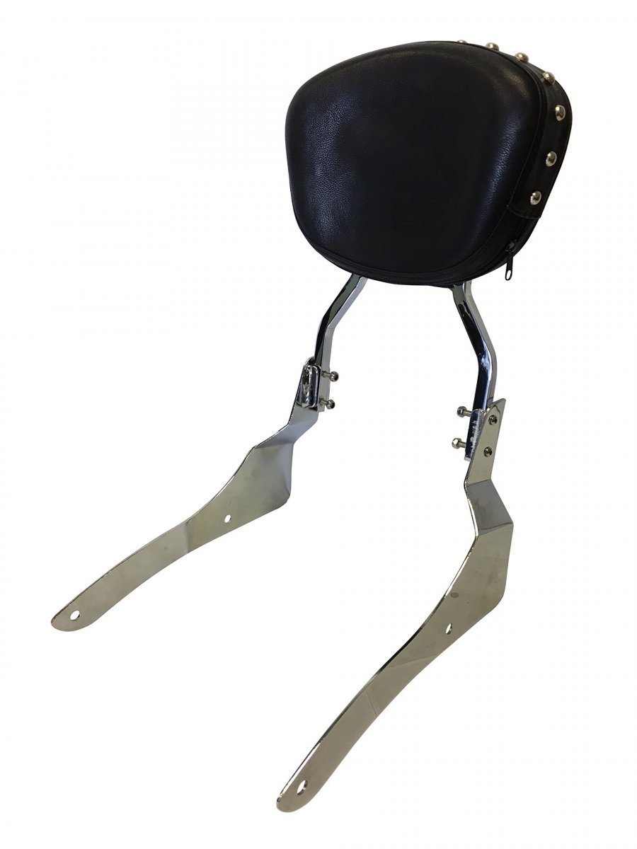 Sissy Bar Backrest For 07 Honda Shadow Spirit Vt750c2 Shaft Drive Studded Contoured