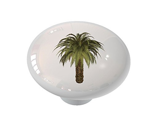 Gotham Decor Egyptian Palm Tree Ceramic Drawer Knob