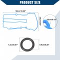 Hihaha Valve Cover Gasket Set For Chevy Cruze 2013-2020 Buick Encore 2013-2016 Front Cylinder Durable Rubber 1set Blue