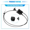 Uxcell Hood Release Cable For Dodge D150 D250 W150 W250 Ramcharger 1981-1993 W100 1984-1989 No 55024942 Front Latch Lock