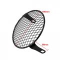 Keenso 6 3 Motorcycle Grill Headlight Protector Guard Cover Retro Cafe Racer Metal Wire Mesh Side Mount Universal