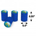 Smurfette Face Tire Rim Wheel Aluminum Valve Stem Caps