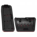 X Autohaux 1 Set Brake Pedal Pad Gas Accelerator Cover For Jeep Cherokee 2014-2021 Red