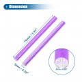 X Autohaux 36 Pcs Purple Bicycle Reflector Reflective Version Durable Abs Night Visibility Cycling For Bike Mountain Wheels