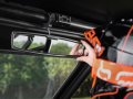 Superatv 17 Aluminum Rear View Mirror For 2016 Polaris General 2017 4 2020 Xp 17a X 3-3 8a  Adjustable Breakaway Hinge