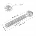Uxcell M12 X 80mm 304 Stainless Steel Machine Shoulder Lift Eye Bolt Rigging 5pcs
