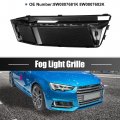 X Autohaux Pair Front Fog Light Grille Bumper Grill Cover For Audi A4 S-line S4 2017-2019 8w0807681k 8w0807682k