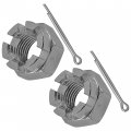 Caltric Front Axle Nut Compatible With Kawasaki Kfx450r Ksf450b 2008-2014 92015-1765 Qty 2
