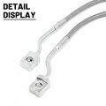 Saihisday 2pcs 89370 Front Brake Lines Replacement For Gmc Yukon Xl 2015 2016 2017 2018 2019 Chevy Suburban Hoses