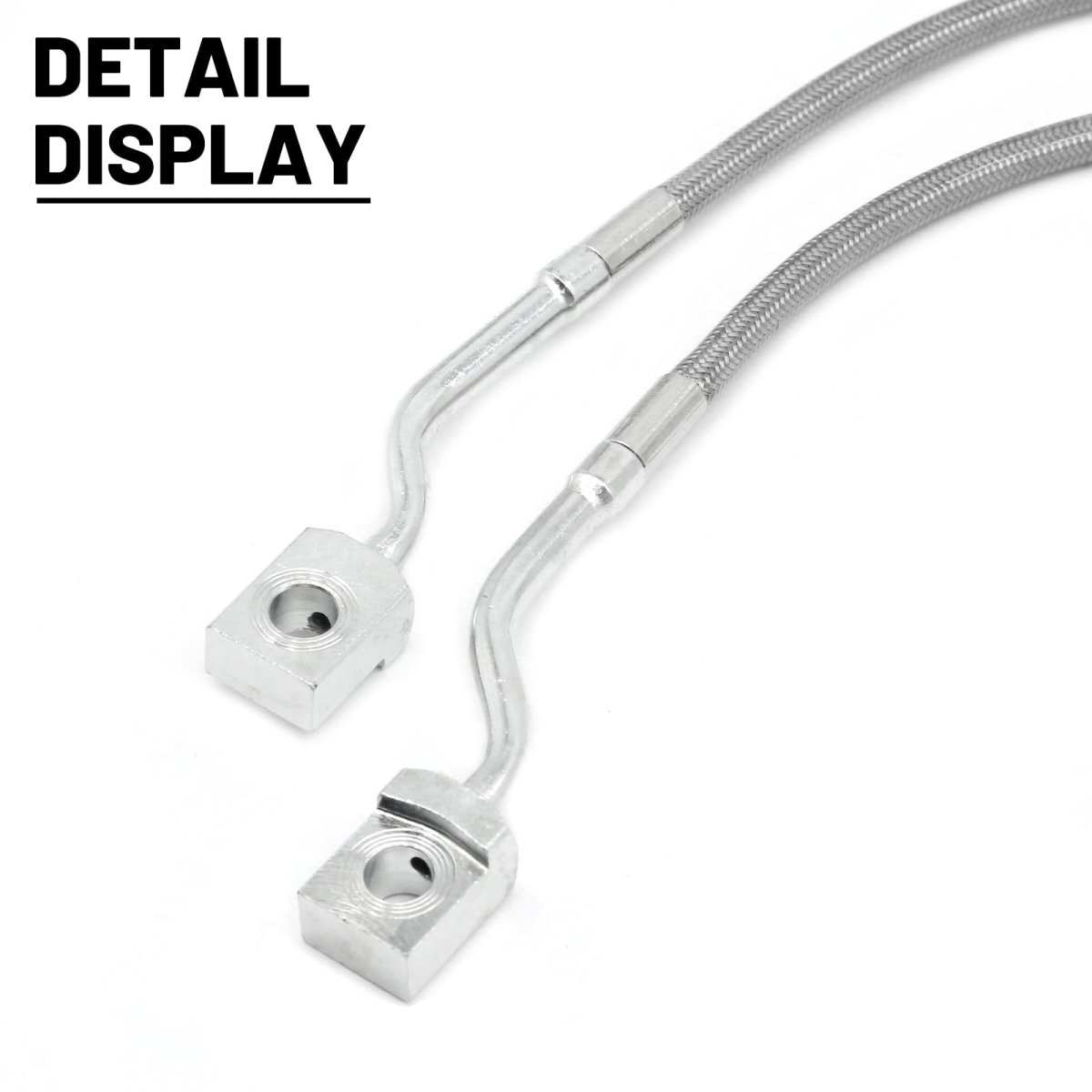 Saihisday 2pcs 89370 Front Brake Lines Replacement For Gmc Yukon Xl 2015 2016 2017 2018 2019 Chevy Suburban Hoses
