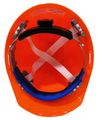 Erb 19455 Americana Vent Cap Style Hard Hat With Mega Ratchet Flourescent Orange 