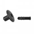 Uxcell 20pcs Plastic Rivet Fender Bumper Fastener Clips Push-type Retainer Fit For Audi 4d0-807-300
