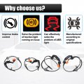 Uxcell 4pcs Front Rear Left Right Side Abs Speed No 57450scva01 57455scva01 57470scva01 57475scva01 For Honda Element 2003-2011
