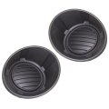 Fog Light Cover Pair For Chevy Camaro 2010 2011 2012 2013 Ls Lt Ss Zl1 Coupe Matte Black Plastic Replacement Gm1038119 