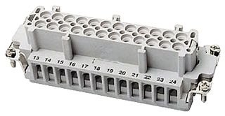 Thomas Betts Fs124b Rectangular Insert Rcpt 24 G Pos Screw