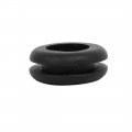 Uxcell Rubber Ring Sealing Grommet Electrical Wiring Gasket Black 10mm Inner Dia 200pcs
