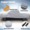 X Autohaux Pickup Truck Car Cover For Toyota Tacoma Crew Cab 4 Door 6 1 Feet Bed 05-21 Outdoor Waterproof Sun Rain Dust Wind