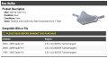 Rear Muffler With Downward Exit Tail Line Compatible 1999-2009 Saab 9-5 2 3l Turbo