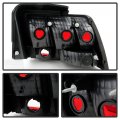 Acanii For 1999-2004 Ford Mustang Replacement Tail Lights Brake Lamps 99-04 Pair Left Right