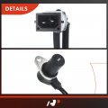 A-premium Abs Wheel Speed Sensor Compatible With Audi Models A4 Quattro 2005-2007 S4 2005-2006 Rear Left Driver Side Replace